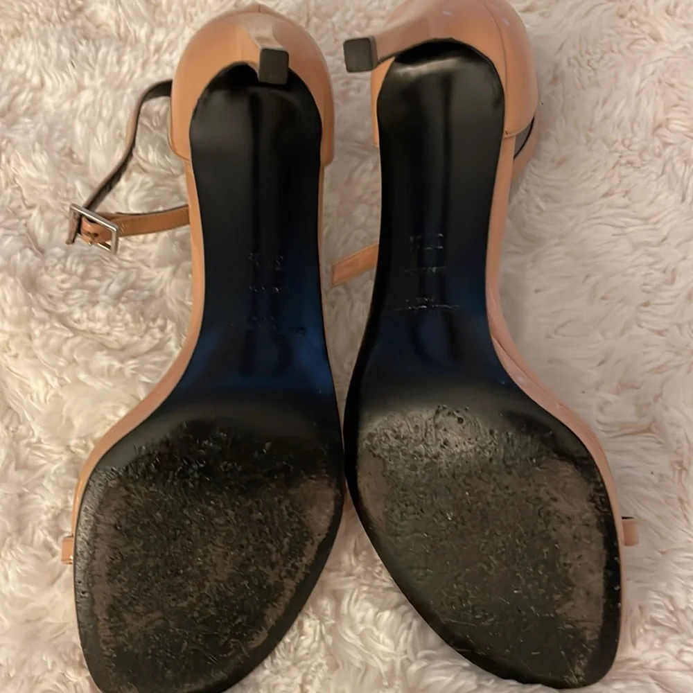 Saint Laurent nude pink Jane stiletto heels 37.5 - Picture 6 of 10